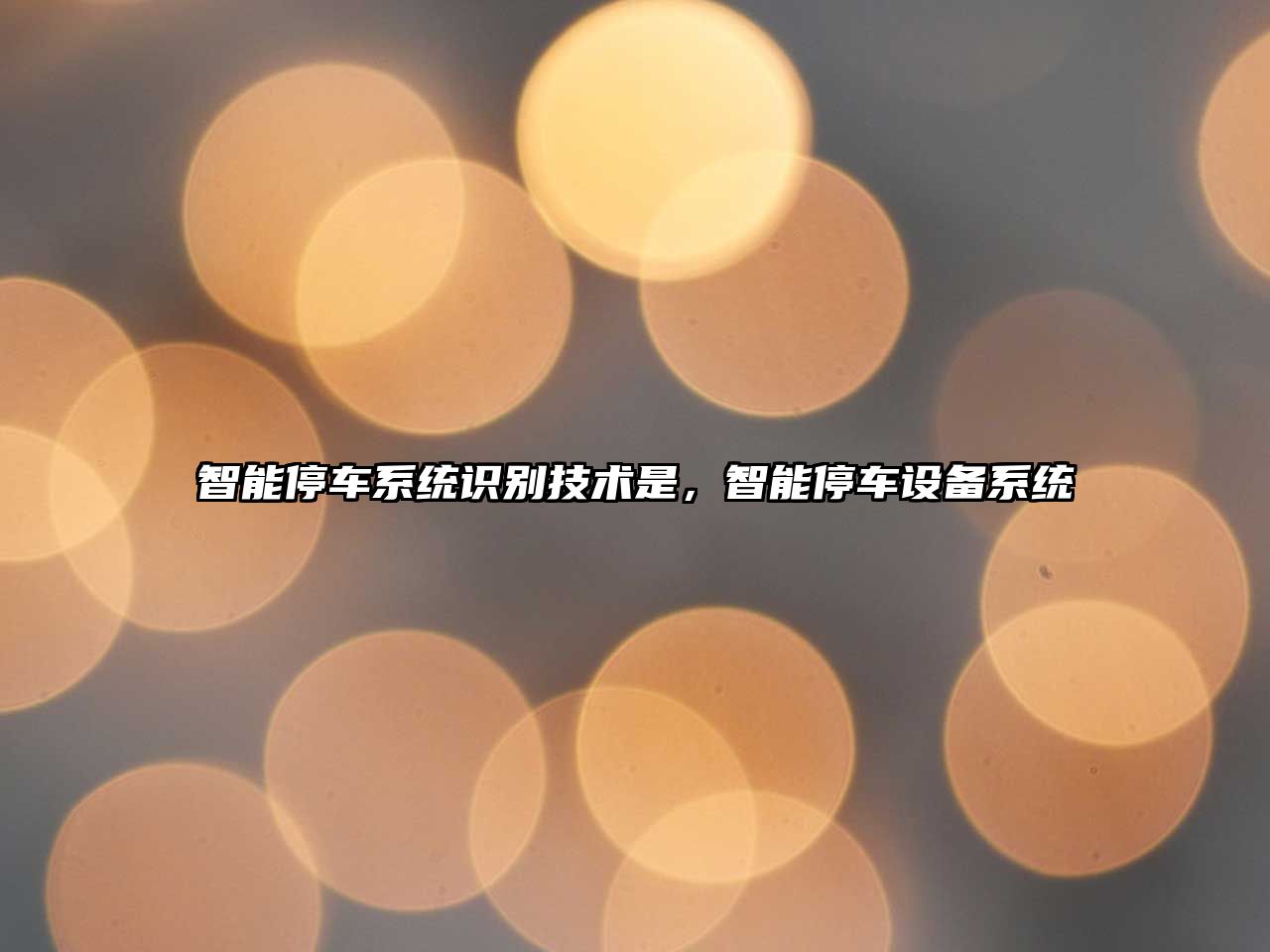 智能停車系統(tǒng)識(shí)別技術(shù)是，智能停車設(shè)備系統(tǒng)